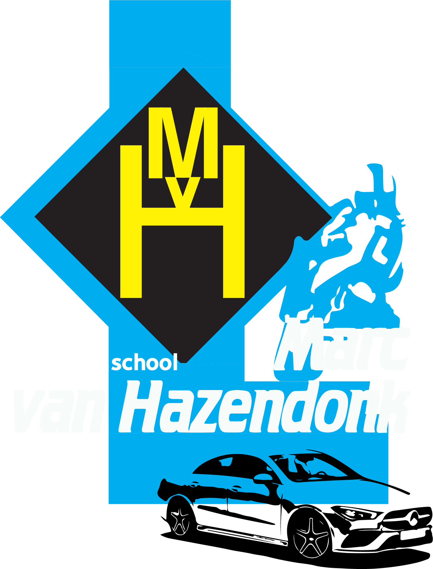 logo Verkeersschool Marc van Hazendonk